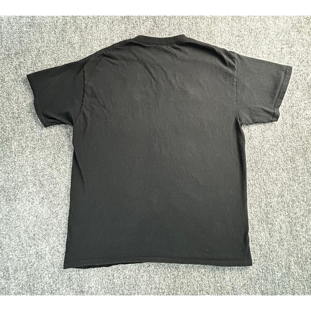 Anime Anti Social Graphic T-Shirt Men's Large Black Manga Streetwear Tee - Picture 2 of 8